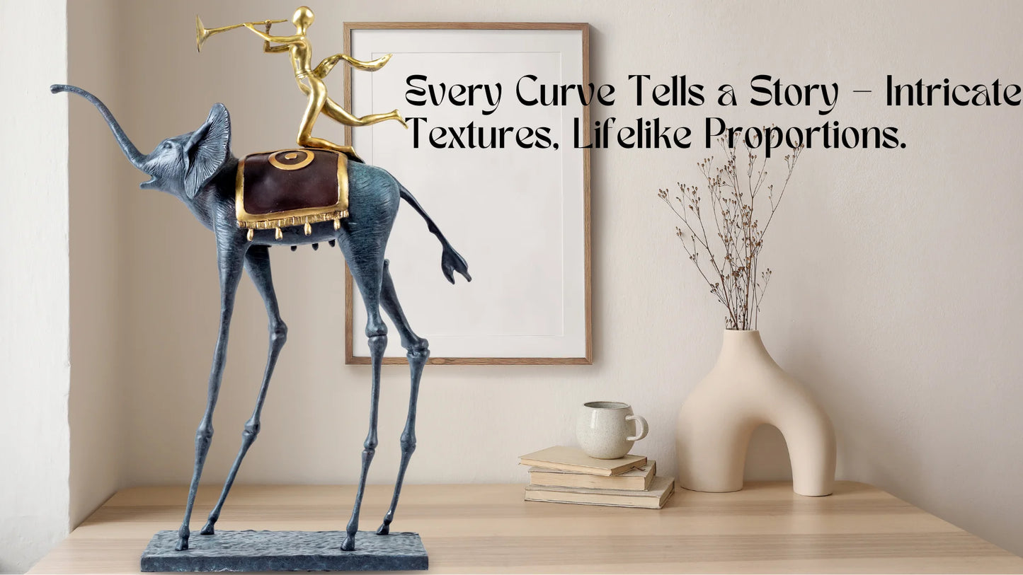 Salvador Dali’s Triumphant Elephant – Bronze Sculpture