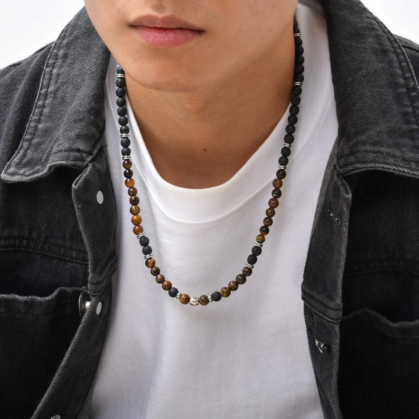 Tiger Eye & Lava Beads
