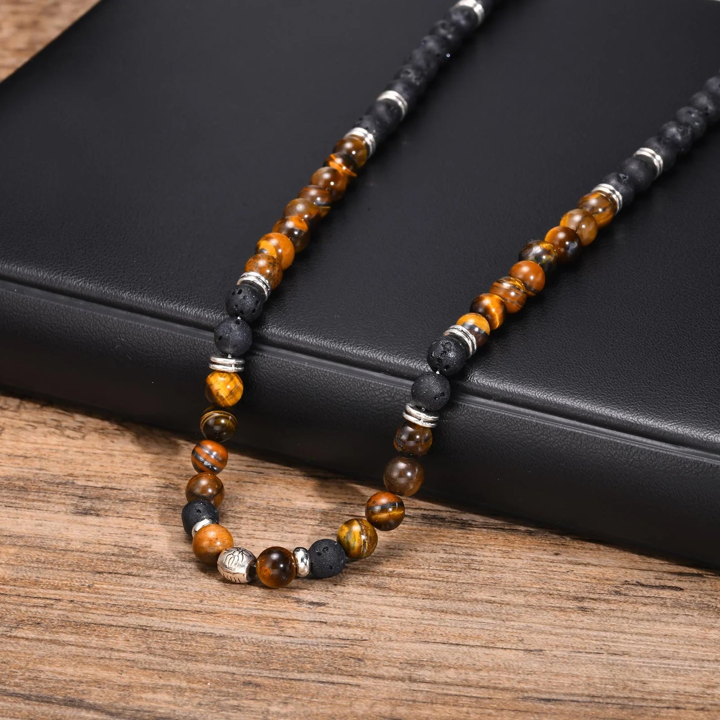 Tiger Eye & Lava Beads