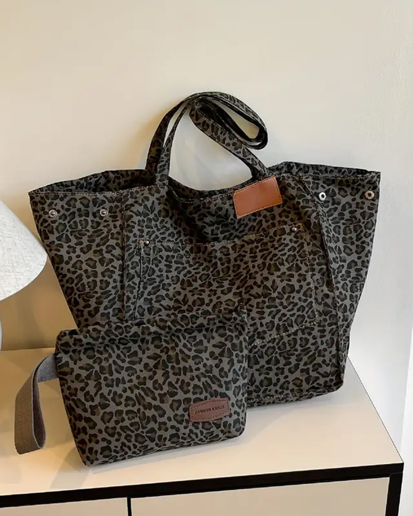 Leopard Vintage Tote