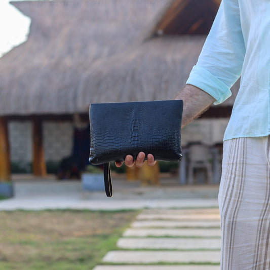 Alligator Clutch & Wallet
