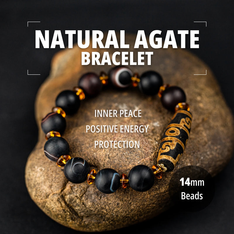 Nine-Eyed Dzi Protection