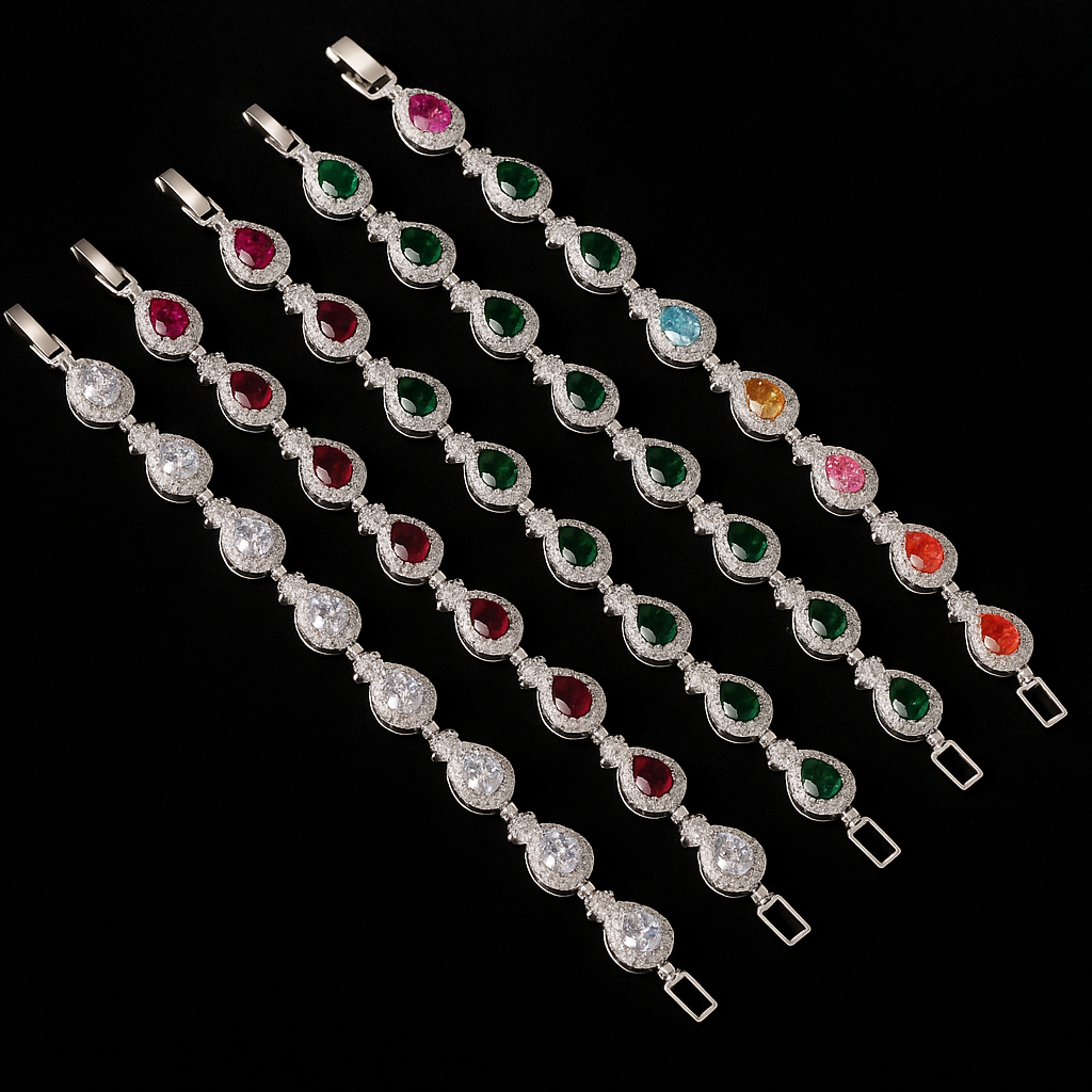 Rain-Droplet Star Bracelet