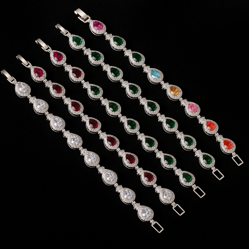 Rain-Droplet Star Bracelet