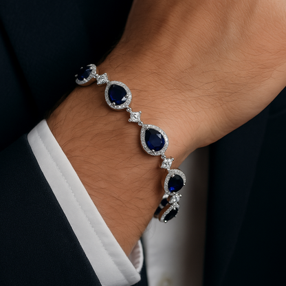 Rain-Droplet Star Bracelet