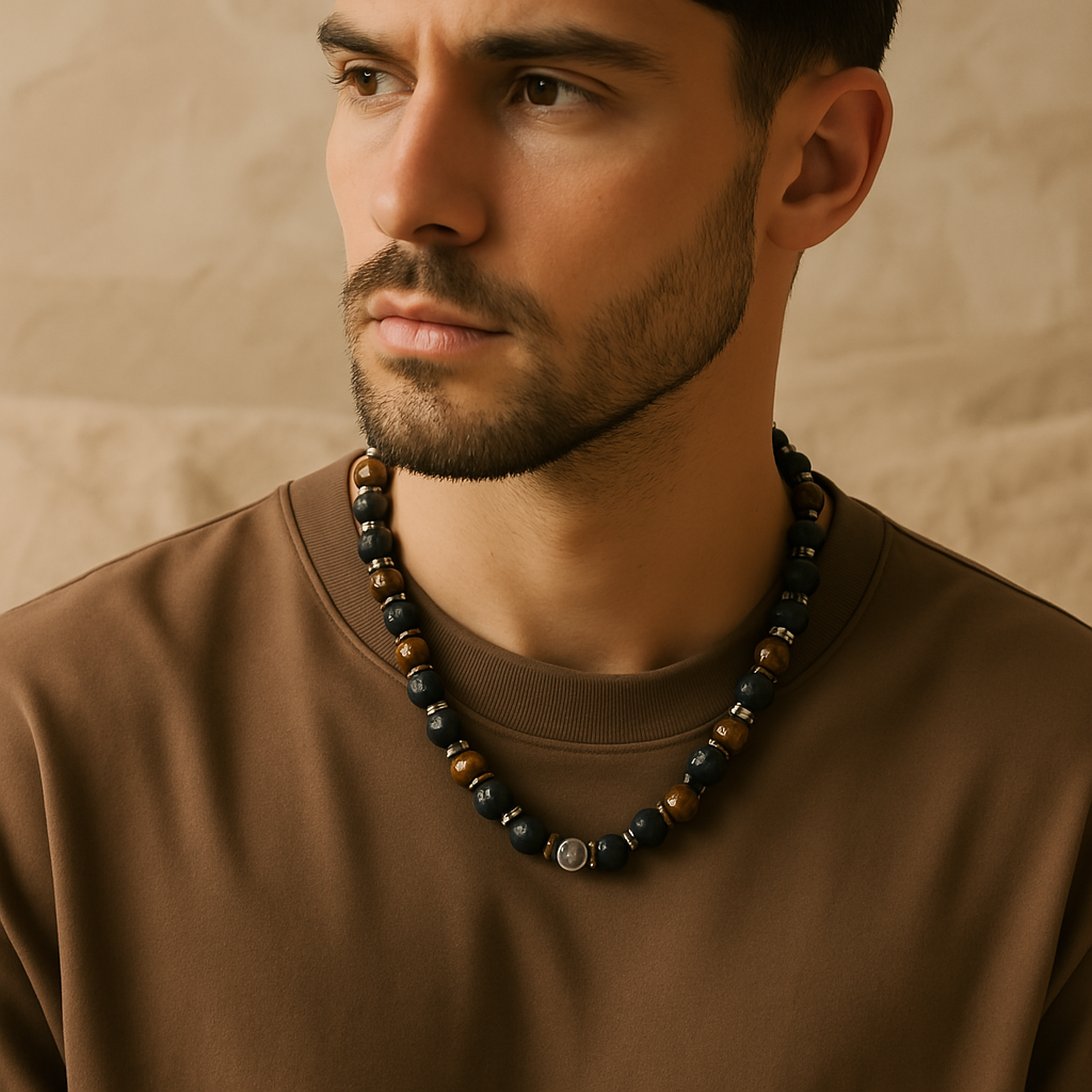 Tiger Eye & Lava Beads