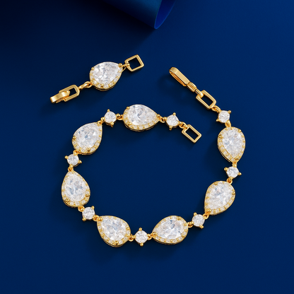 Rain-Droplet Star Bracelet