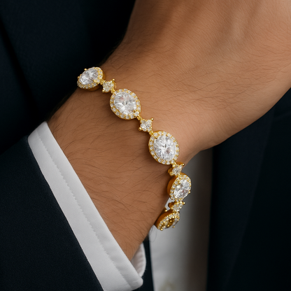 Rain-Droplet Star Bracelet