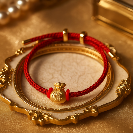 The Lucky Coin Bag — 0.75G 999 Pure 24K Gold