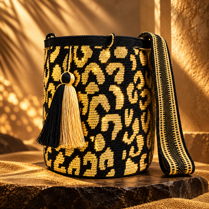 Golden Panther Mochila Wayuú