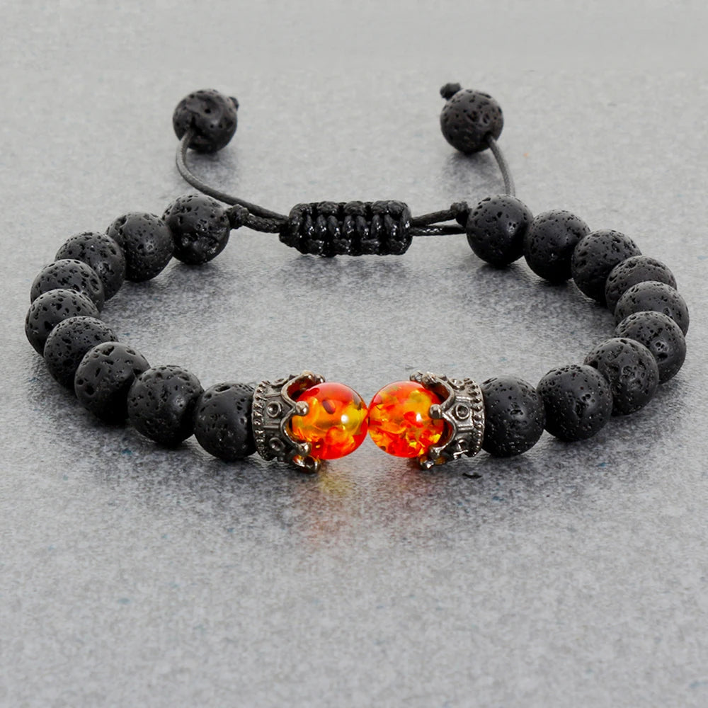 Crowned Lava & Tiger Eye