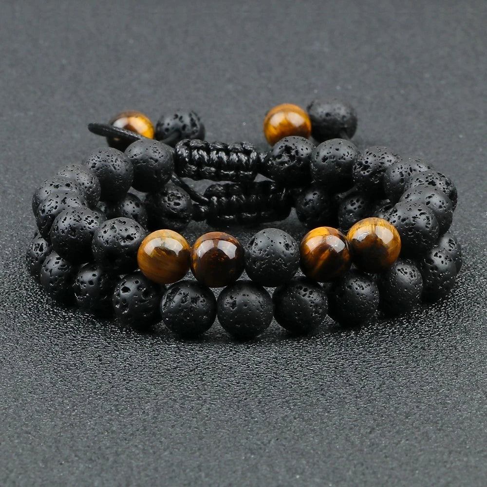 Crowned Lava & Tiger Eye