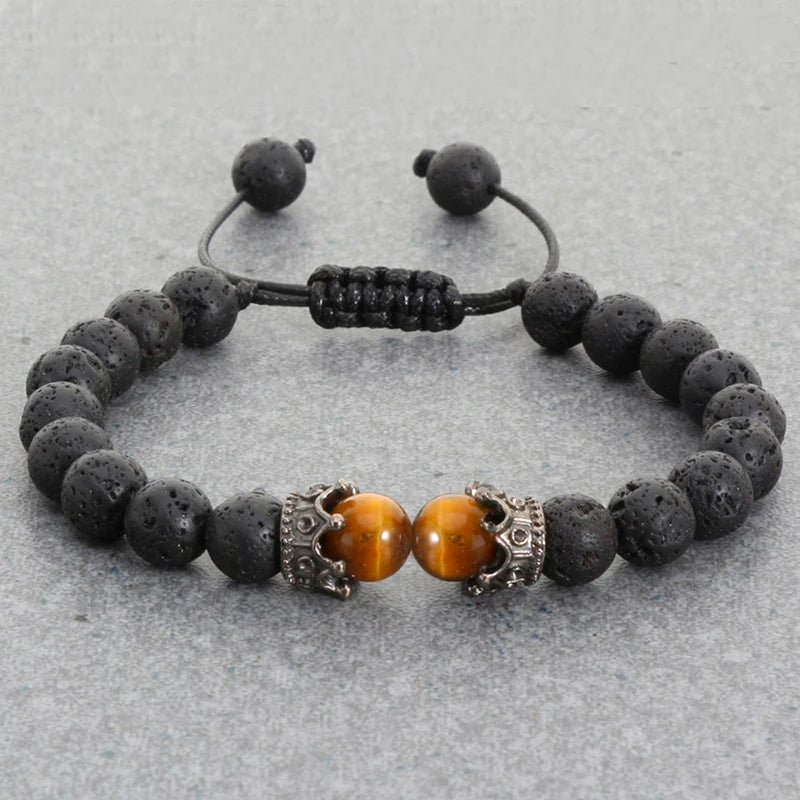 Crowned Lava & Tiger Eye