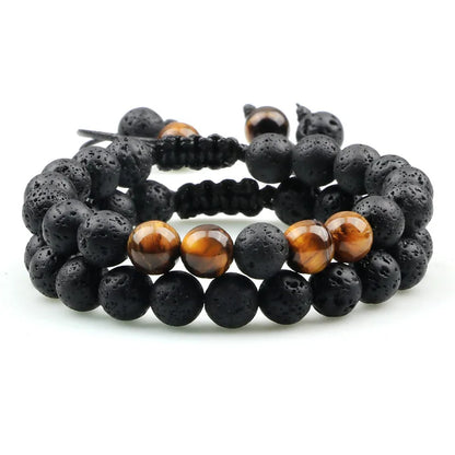 Crowned Lava & Tiger Eye