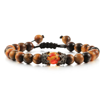 Crowned Lava & Tiger Eye
