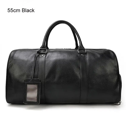 Full-Grain Leather Duffle