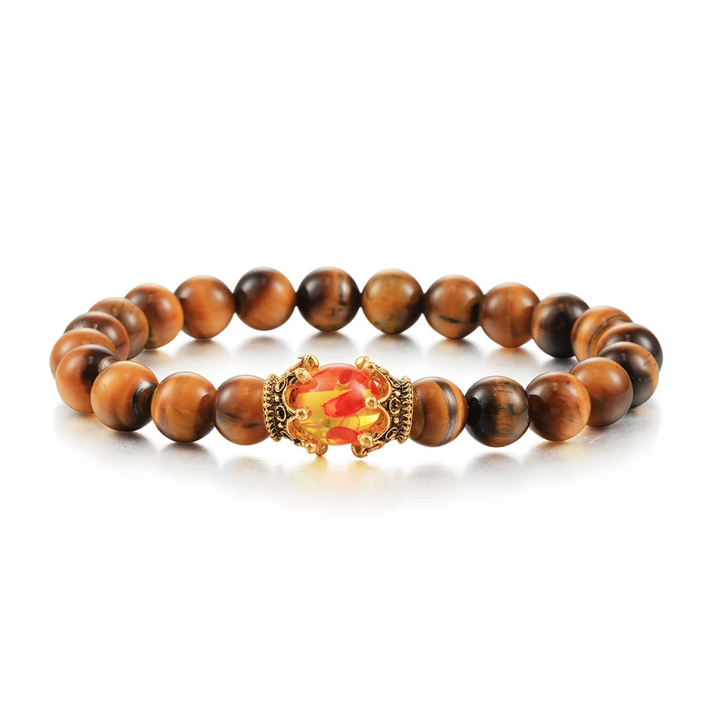 Crowned Lava & Tiger Eye