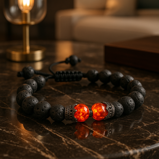 Crowned Lava & Tiger Eye
