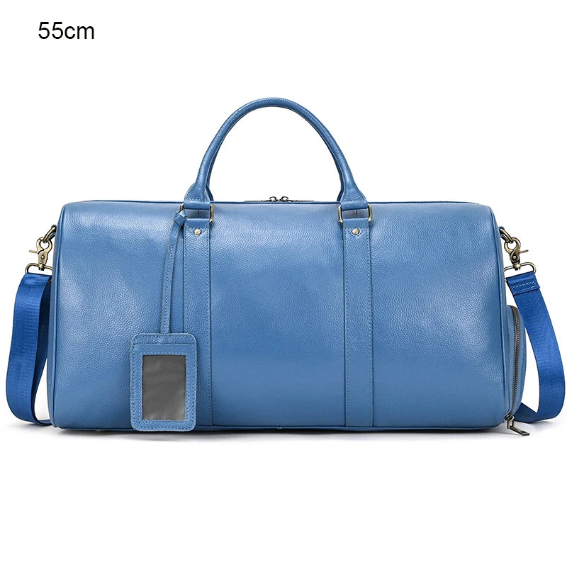 Full-Grain Leather Duffle