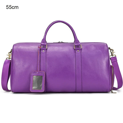 Full-Grain Leather Duffle
