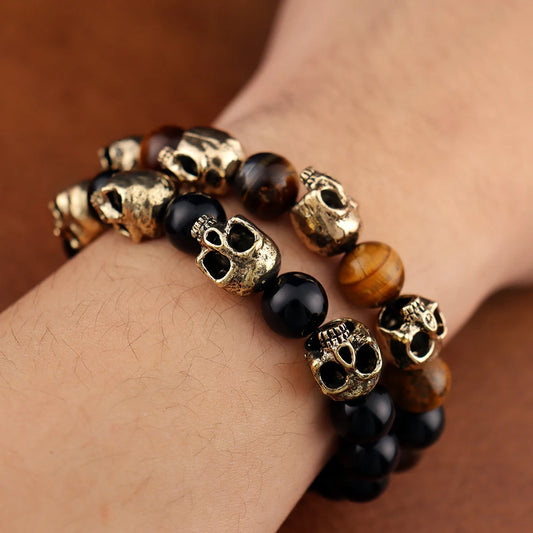 Skull-Stone Bracelet