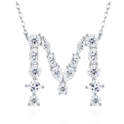 Diamond Letter Necklace