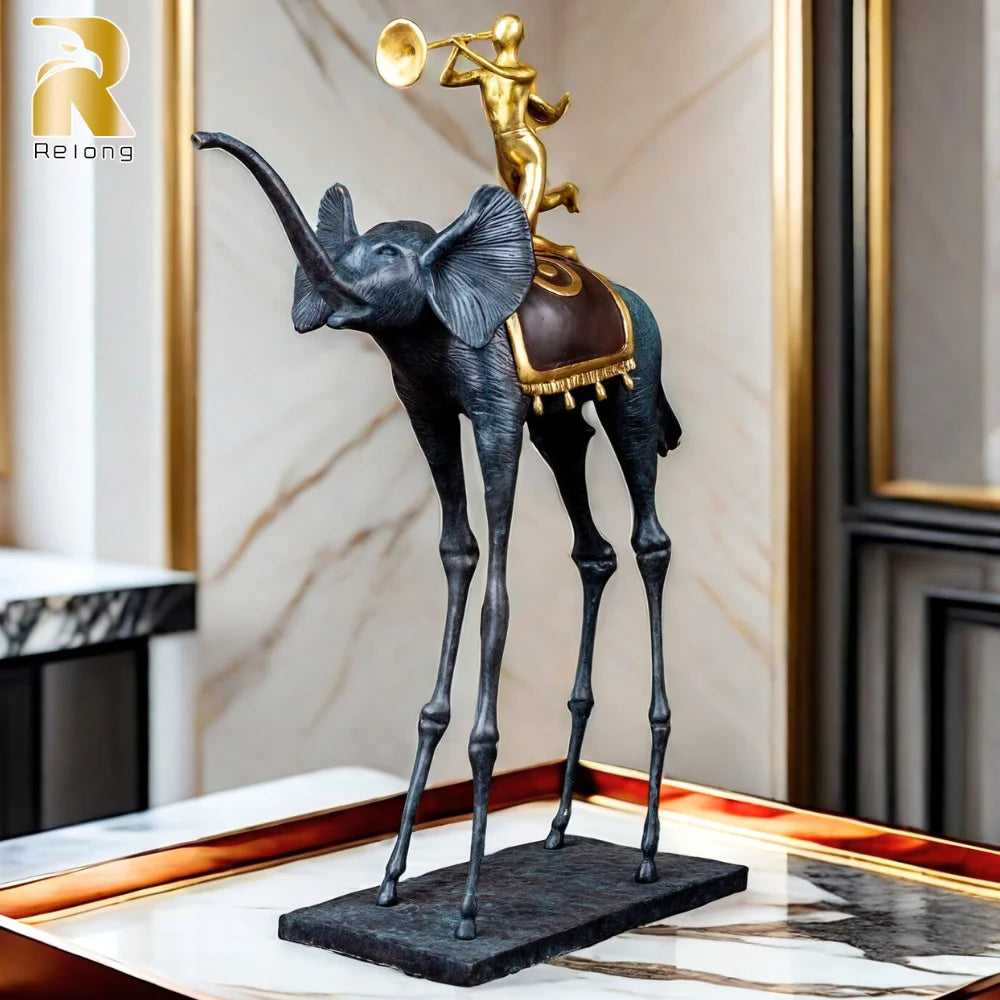 Salvador Dali’s Triumphant Elephant – Bronze Sculpture