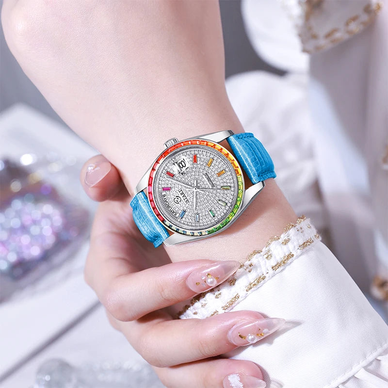 the radiant rainbow timepiece