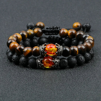 Crowned Lava & Tiger Eye