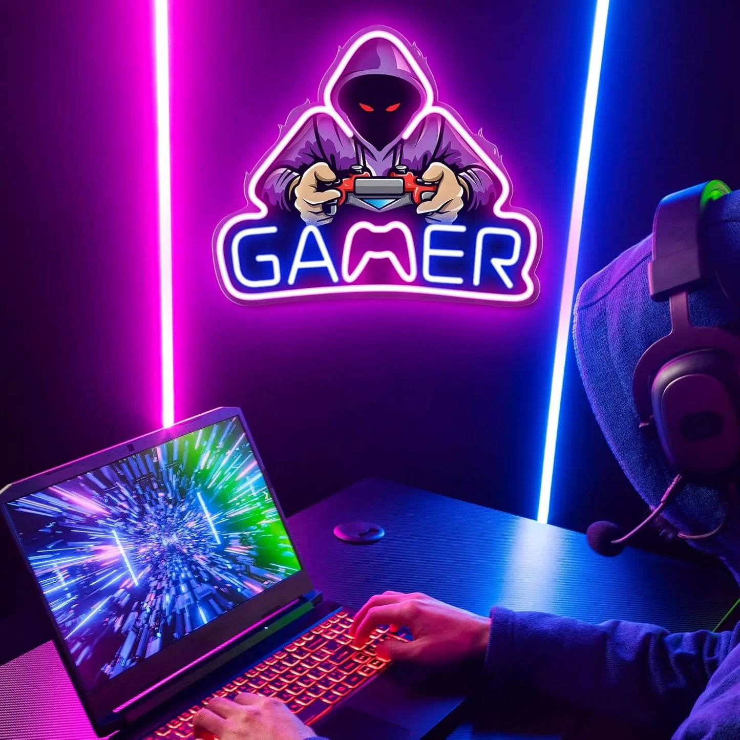 Gamer Neon LED Sign