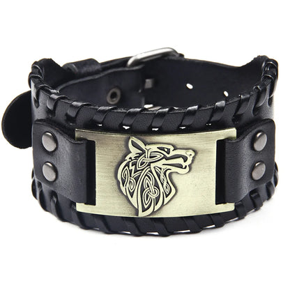 Viking Leather Bracelet