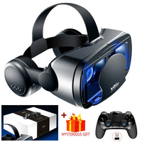 VR Headset w/ Headphone & Wireless Controller