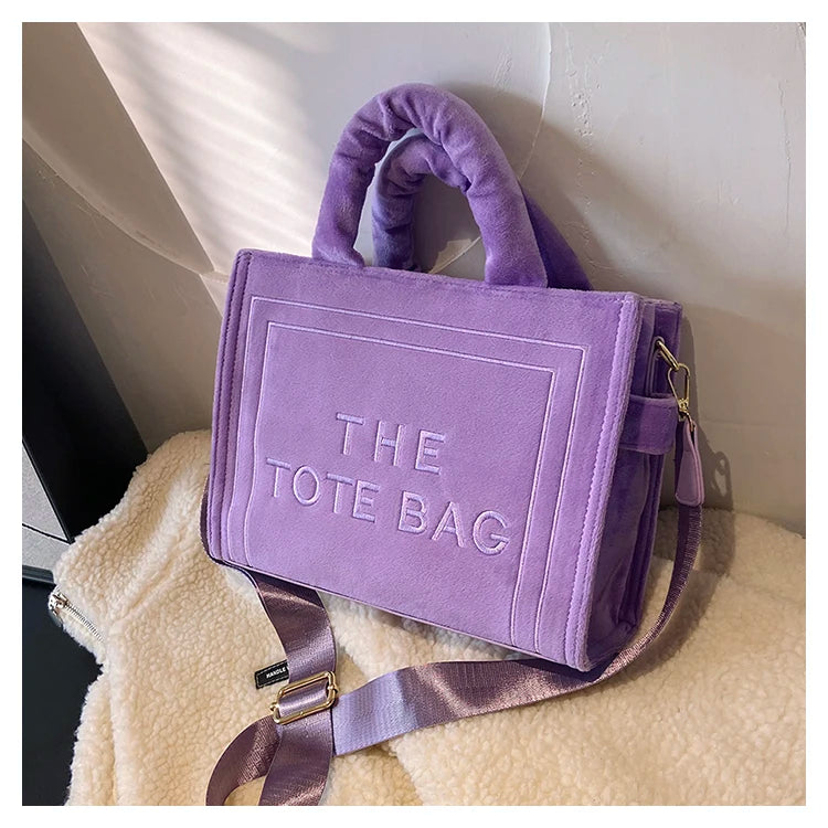 the tote bag – velour edition