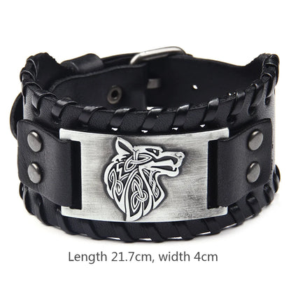 Viking Leather Bracelet