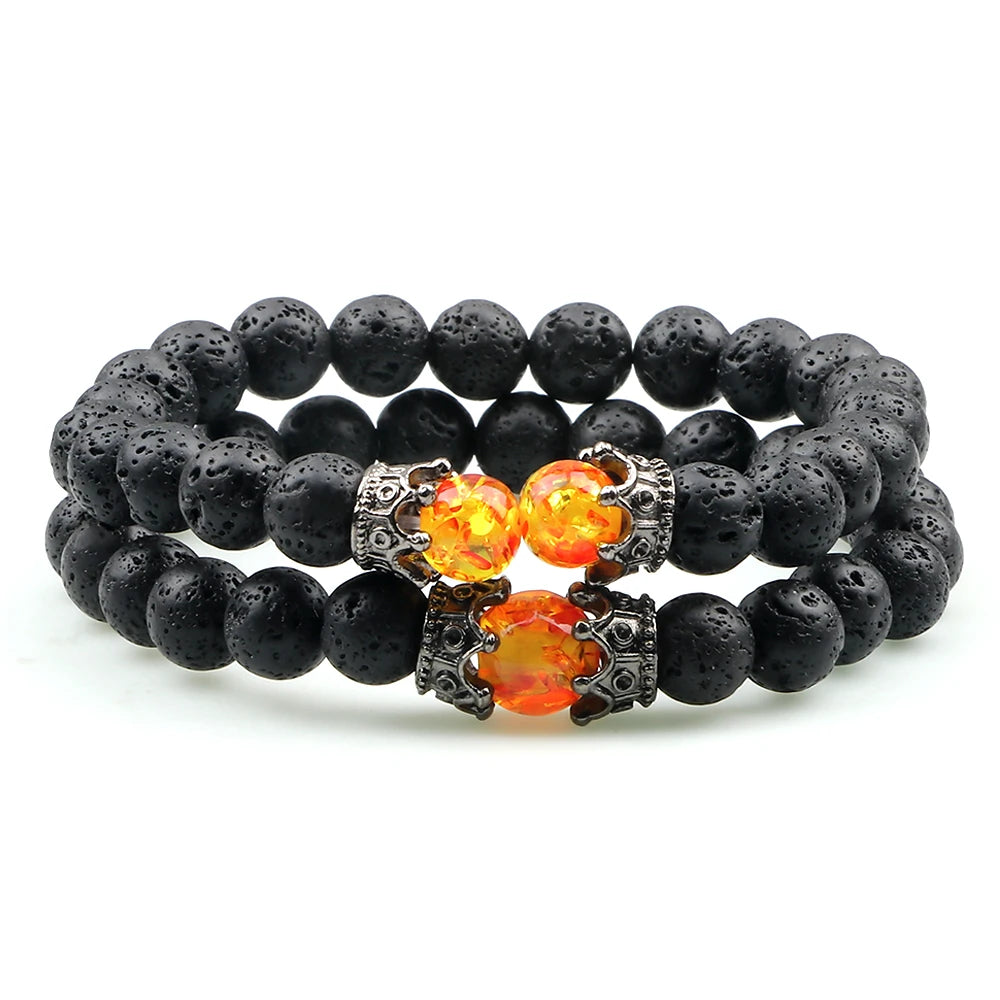 Crowned Lava & Tiger Eye