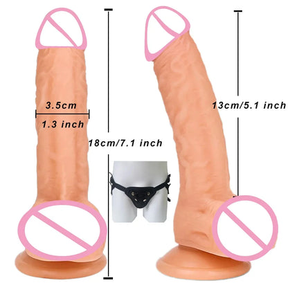 Realistic King Size Dildo