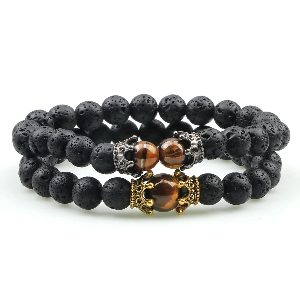 Crowned Lava & Tiger Eye