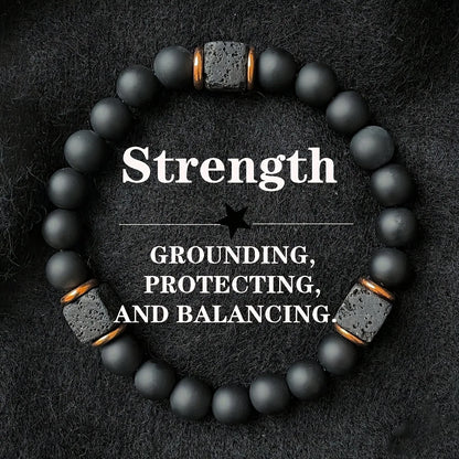 Royal Onyx Strength Bracelet