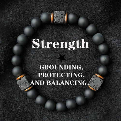 Royal Onyx Strength Bracelet