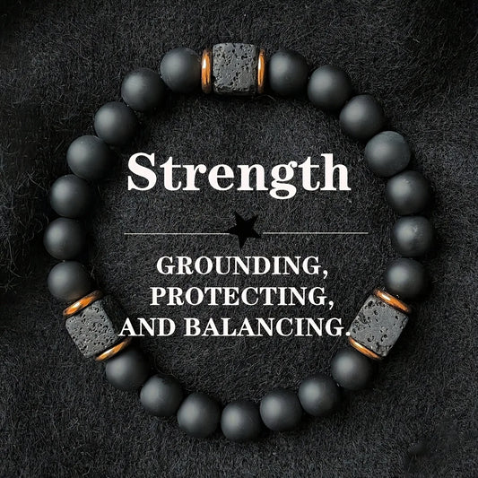 Royal Onyx Strength Bracelet