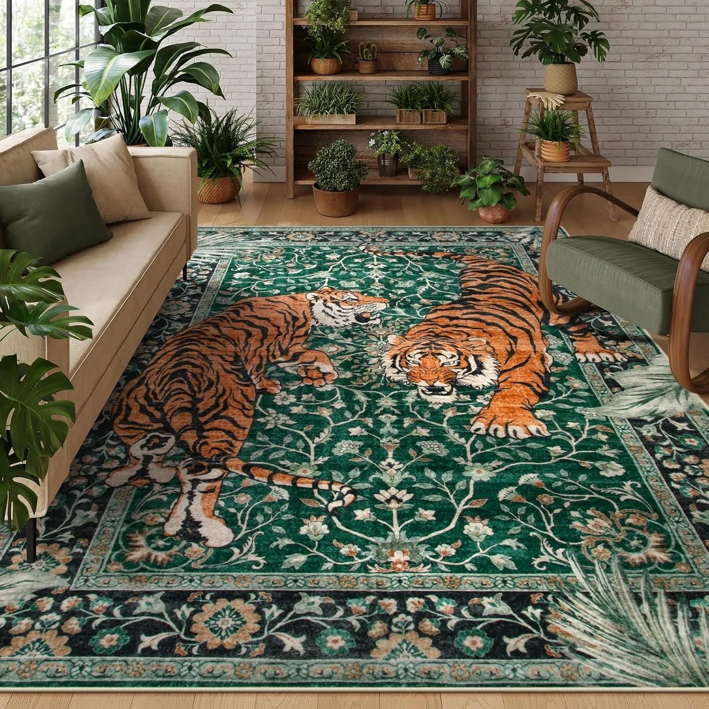 Persian Tiger Rug - Large Area Carpet