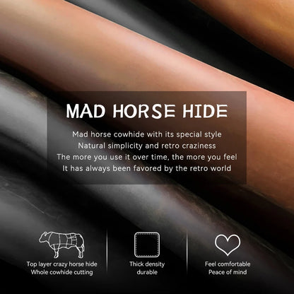 Mad Horse Leather Clutch