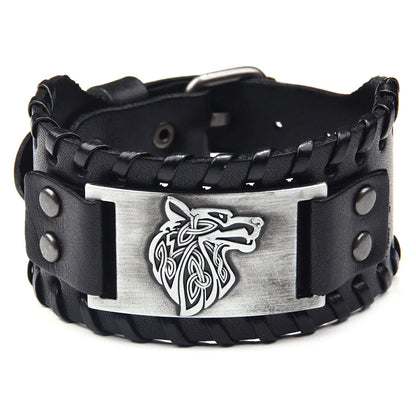 Viking Leather Bracelet