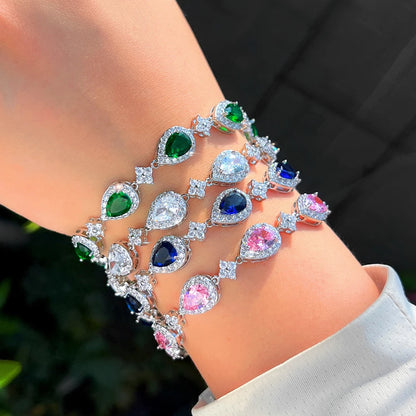 Rain-Droplet Star Bracelet