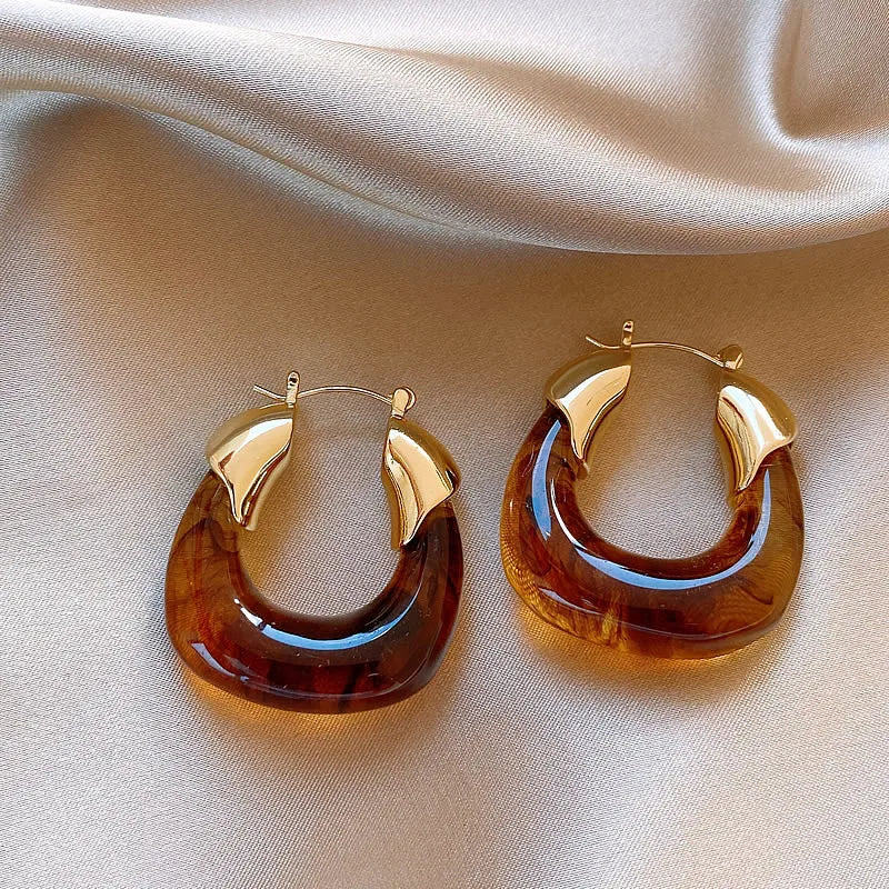 retro hoop earrings