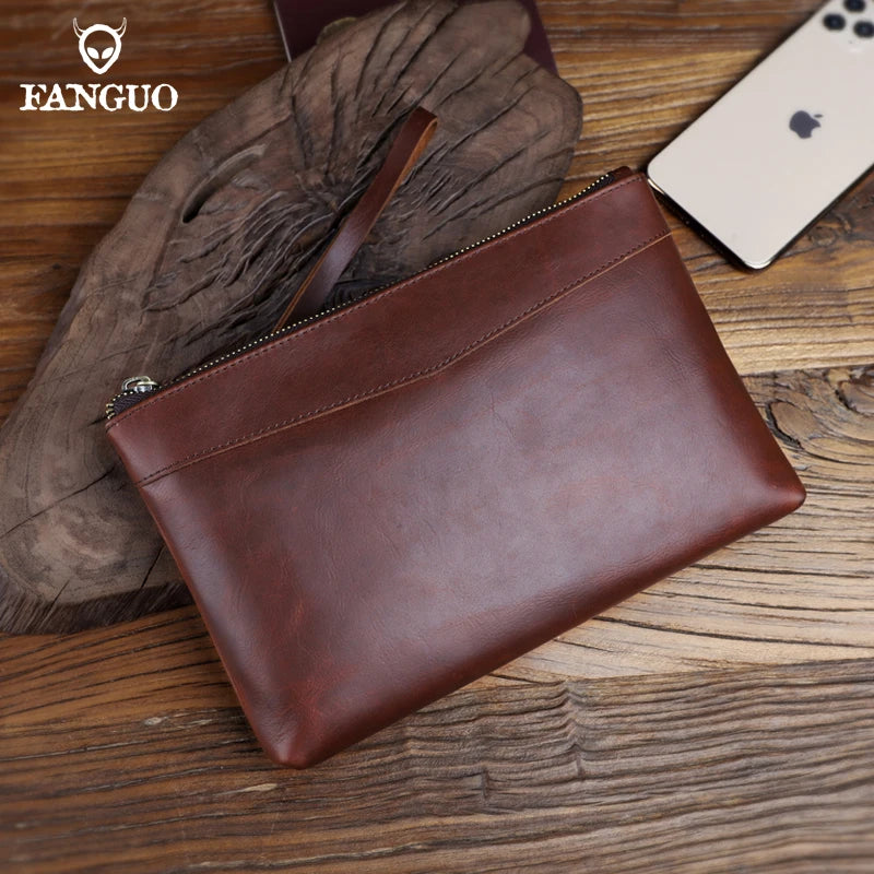 Mad Horse Leather Clutch