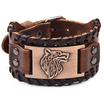 Viking Leather Bracelet
