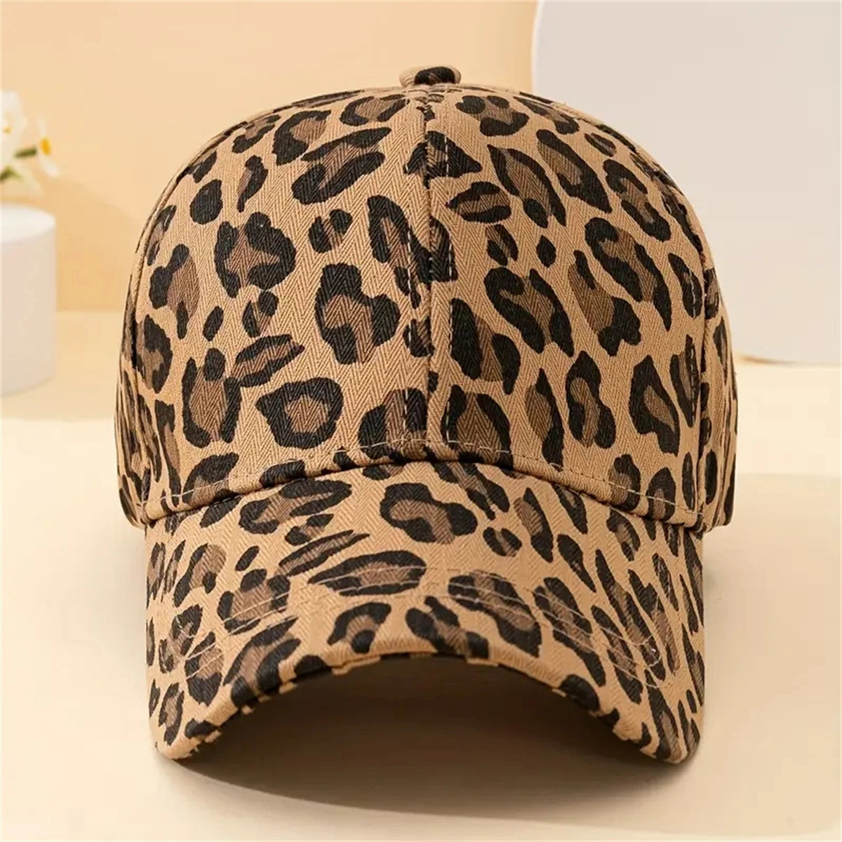 wild chic leopard cap