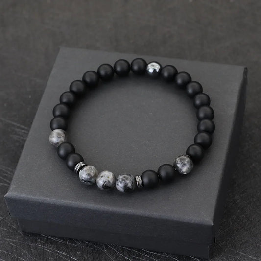 Energy Crystal Bracelet – With Onyx & Hematite