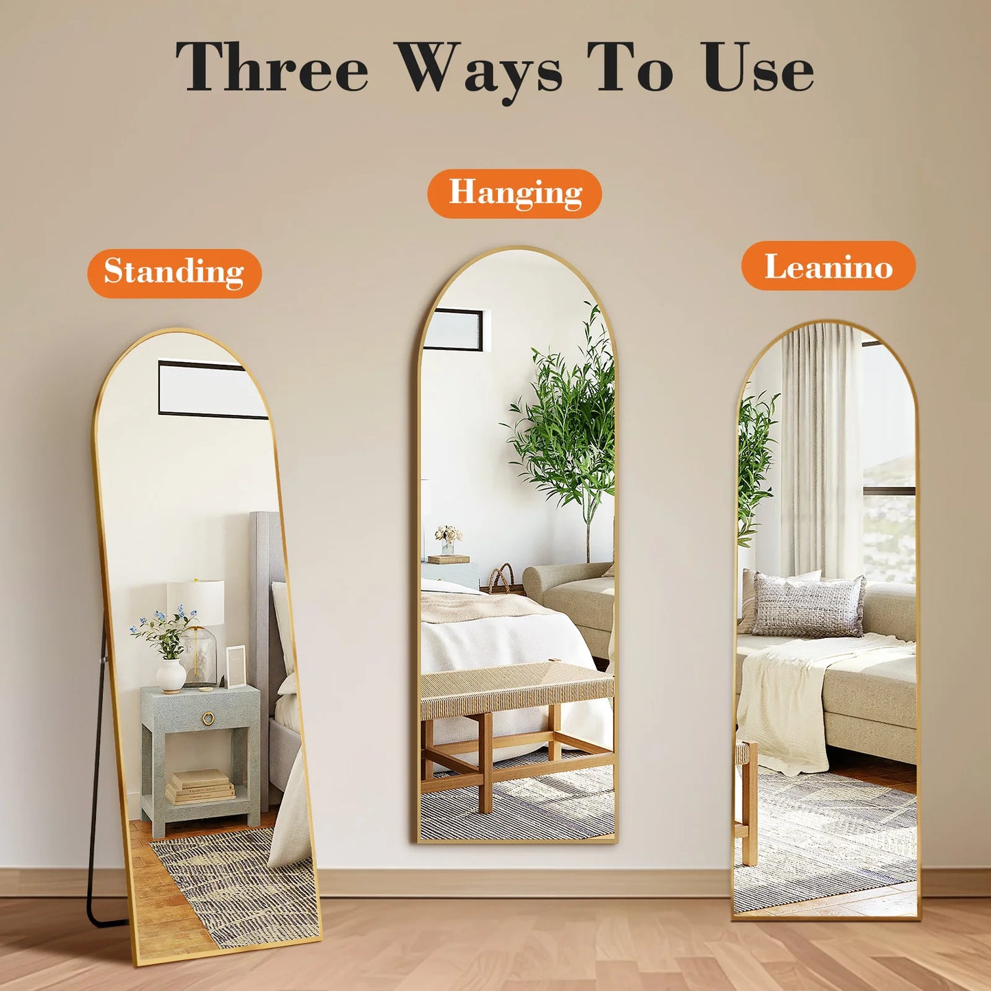 me, myself & i - wall mirror